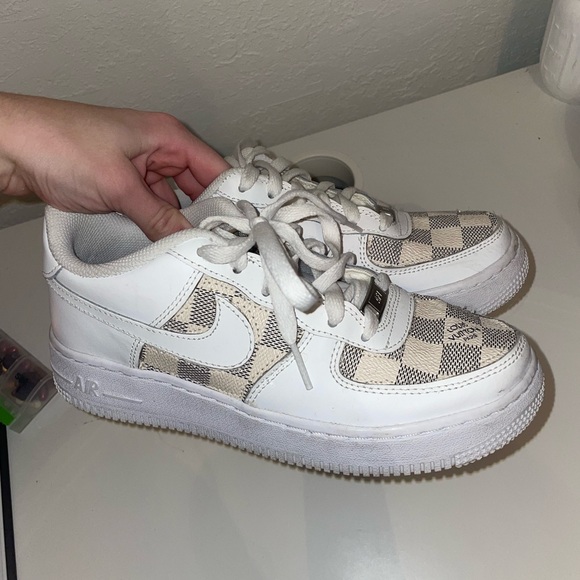 loui vuitton air forces